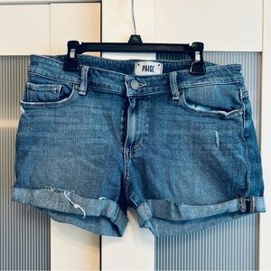 PAIGE Women's Jimmy Jimmy Blue Jean Shorts